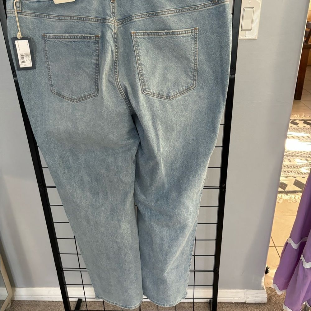 Universal Thread High Rise 90s Straight Leg Rhinestone Jeans NWT - Picture 11 of 14